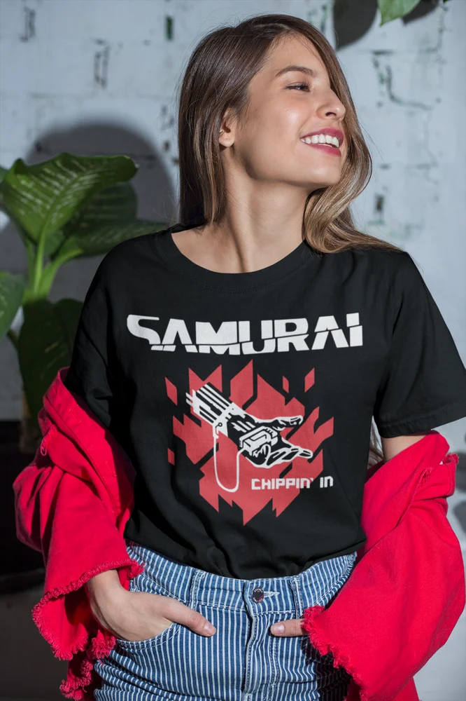 Unisex Chippin In Samurai Never Fade Away Graphic T-Shirt