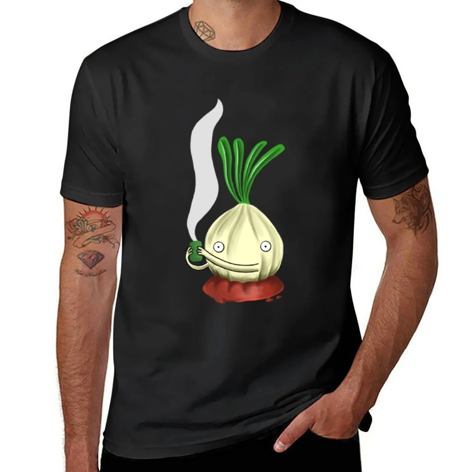 

New onions T-Shirt funny t shirt quick drying shirt blondie t shirt T-shirts for men cotton