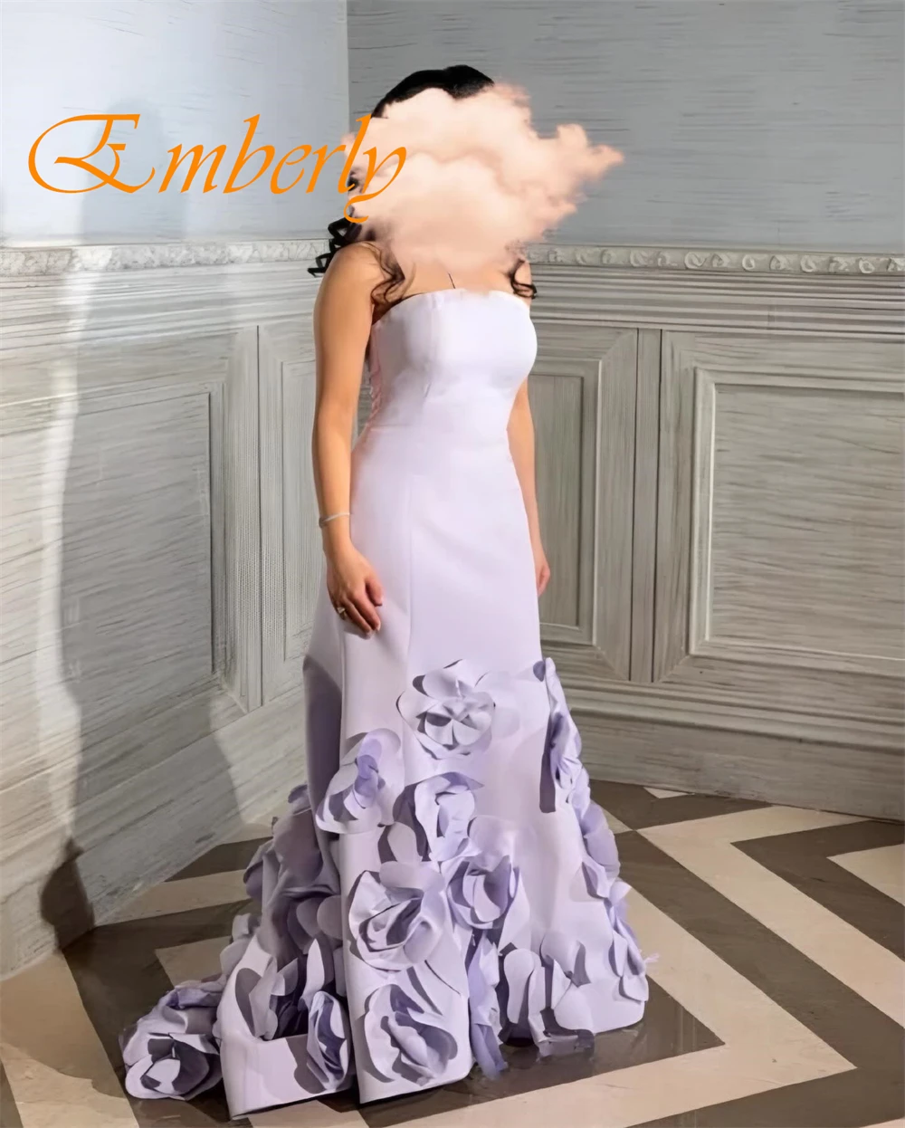 사용자 정의 절묘한 Strapless 스파게티 스트랩 민소매 이브닝 드레스 부드러운 새틴 레이스 위로 댄스 파티 드레스 럭셔리 파티 가운