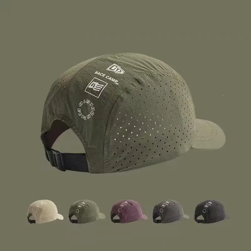 Schnelltrocknende Mesh-Baseballkappe - Atmungsaktiv, leicht, UV-Schutz, Sonnenschutz, für Männer, Frauen, Paare, Outdoor-Wanderungen – Detail 1