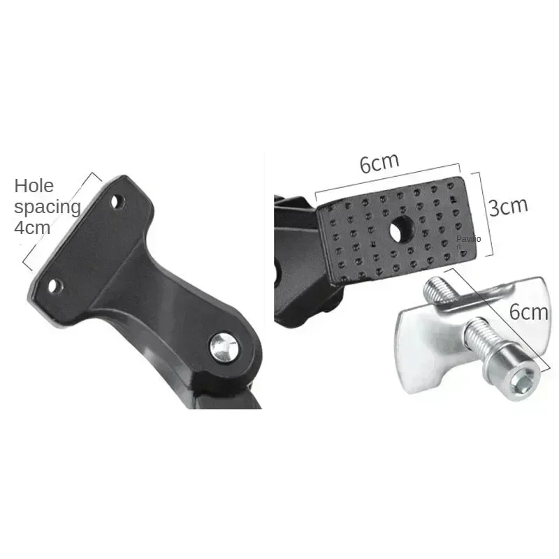 Adjustable Bicycle Kickstand Aluminium Alloy MTB/Snow/Folding Bike/Electric Vehicle Bicycle Side Footrest Rack Support 22-29Inch