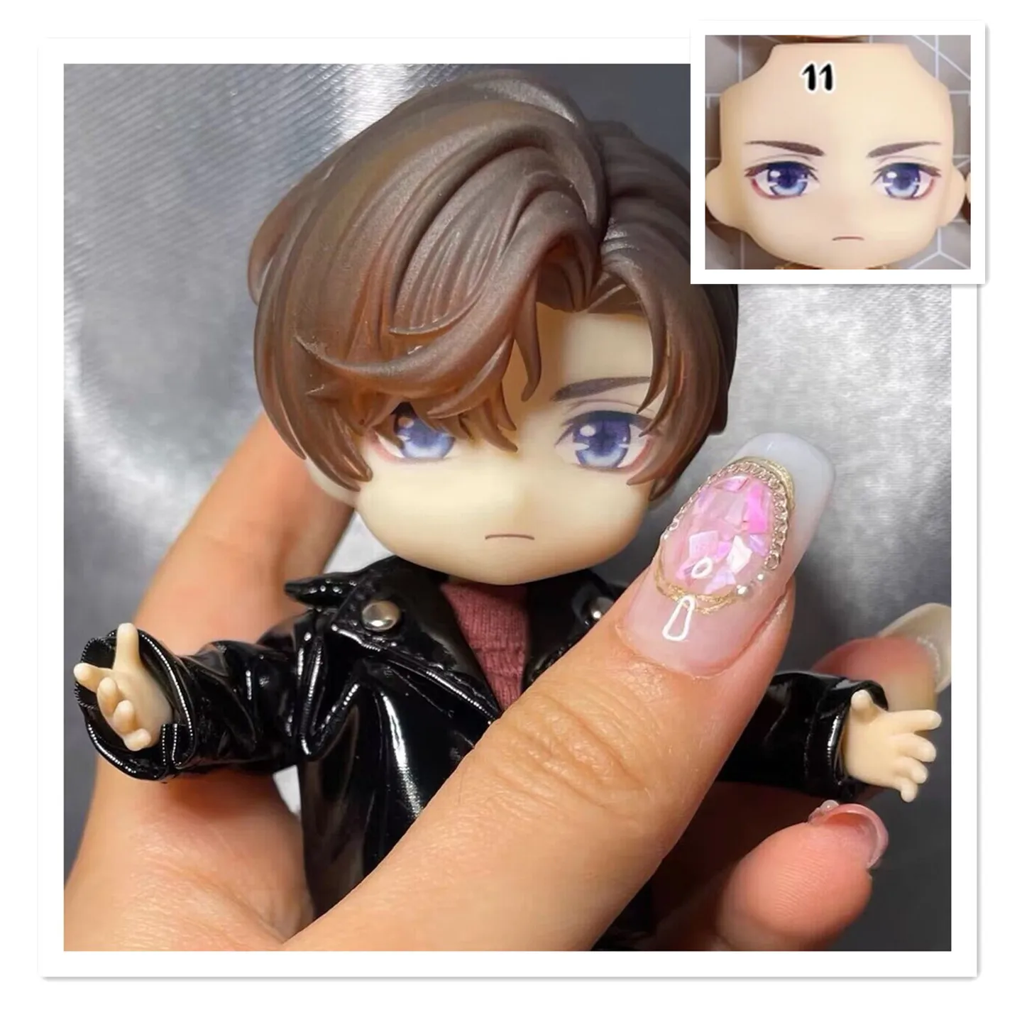 

Artem Ob11 Facepates Tears of Themis Handmade Water Paste Face Alternate Expression Game Doll Accessories