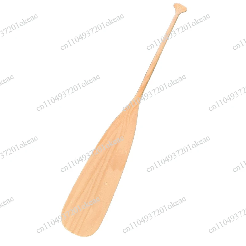 Canoe paddle Solid wood paddle Wooden  Pine Round tail Lightweight