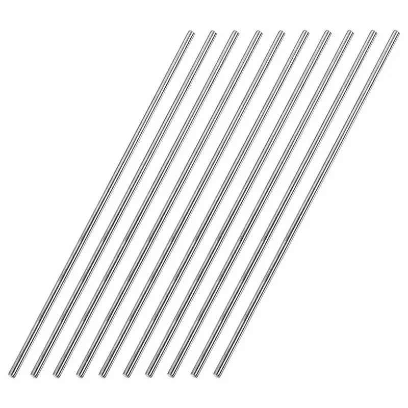 Imagem -04 - Barra de Mola de Fio de Aço Elástico Diâmetro 02 03 04 05 08 09 11 13 15 16 18 25 mm Comprimento 500 mm 10 20 Pcs Aço Inoxidável 304