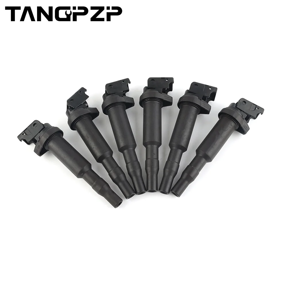 

0221504470 12138616153 12137594596 12137571643 6PCS Ignition Coils For Fits BMW 325 530 535 X3 C1795 C1826