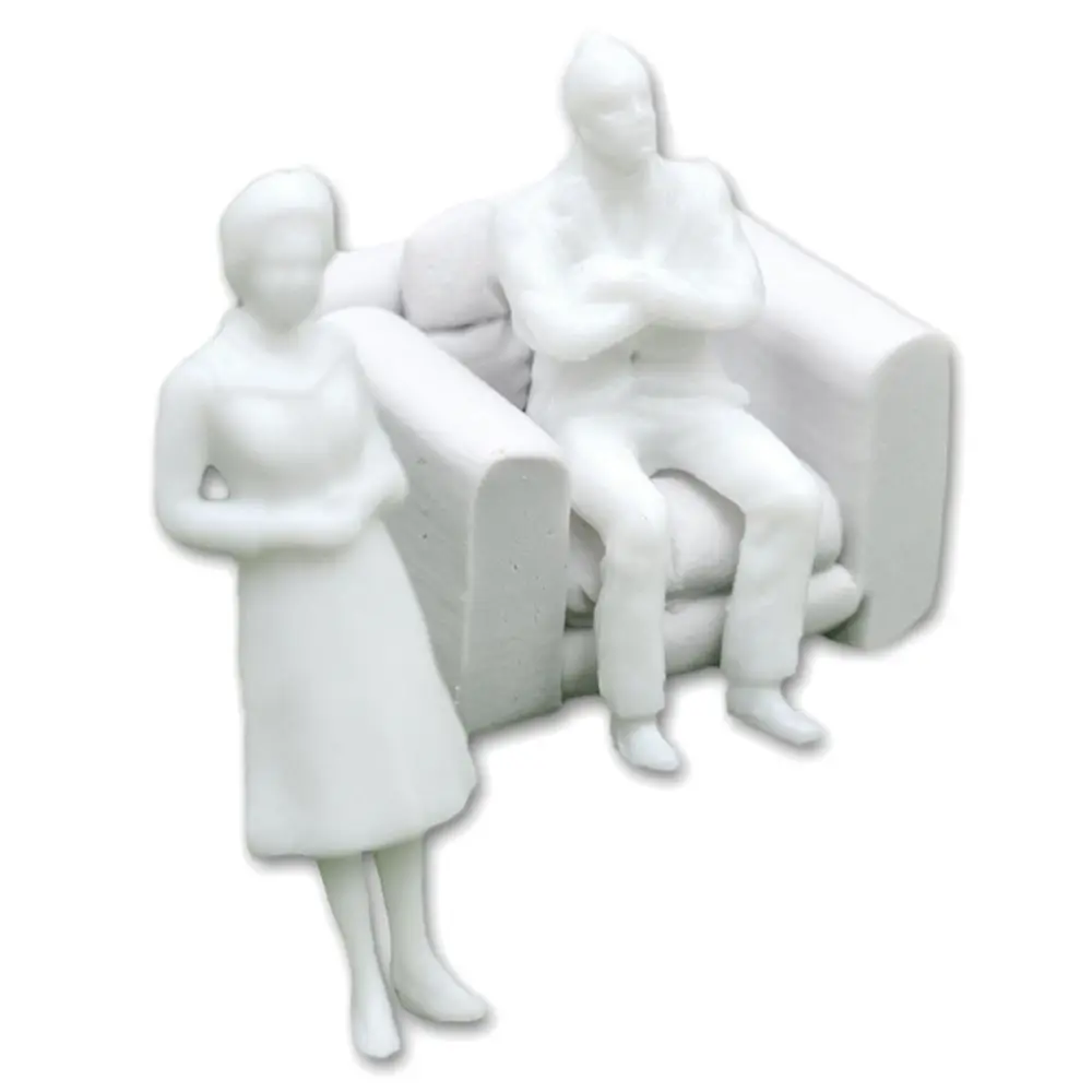 200pcs 1:100/150/200/300 Scale Human Scale Hnadmade Scale Model People Figures White Miniature Figures Architectural Models