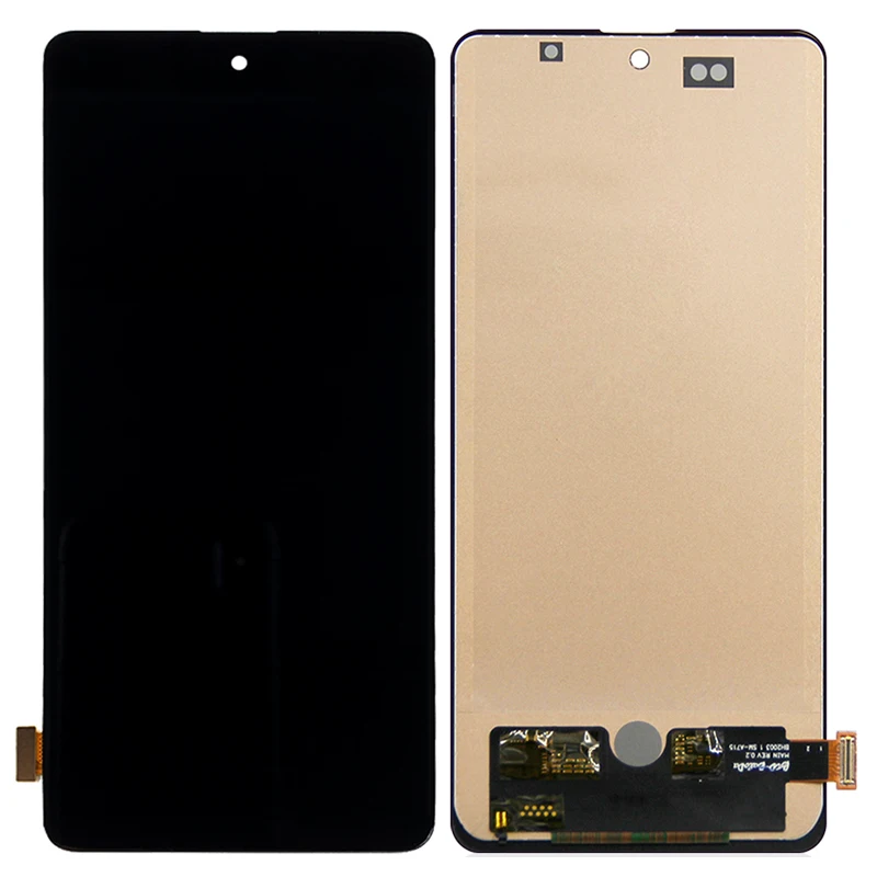 For Samsung Galaxy A71 A715 A715F A715FD LCD Display Screen Module Pantalla with Touch Panel Digitizer Sensor Assembly Frame