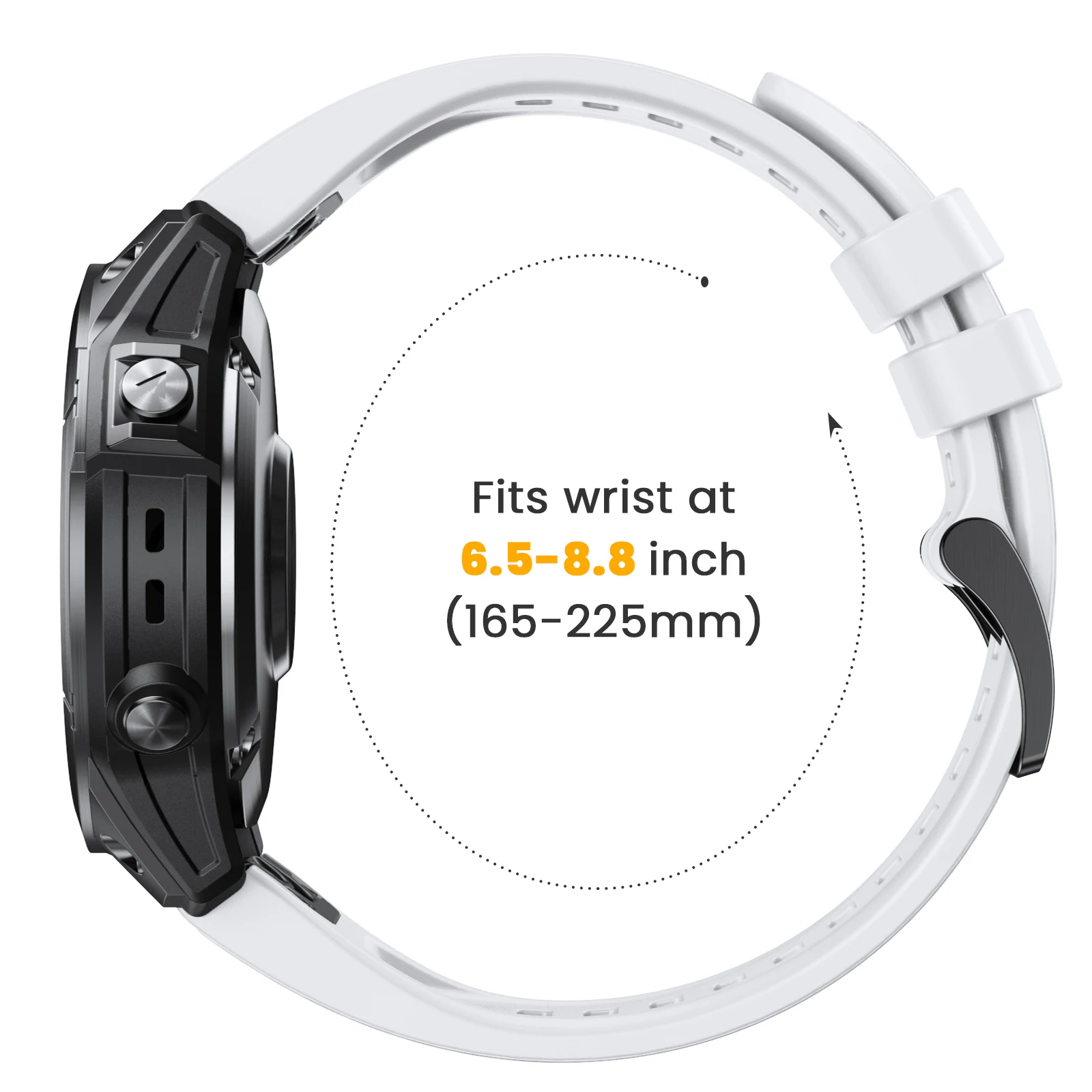 Garmin Soft Silicone Easy Fit Strap Wristband Rubber Bracelet For Fenix5/5Plus/6/6Pro/7/Instinct/955 Replaceable 22mm Watch Band
