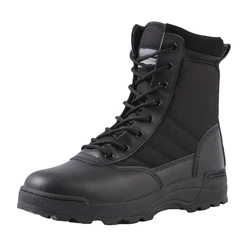 Desert Combat Boots Lace Up Mountaineering Shoes High-Top Hunting Boots Lightweight Non-Slip for Men Outdoor Hunting Shoes