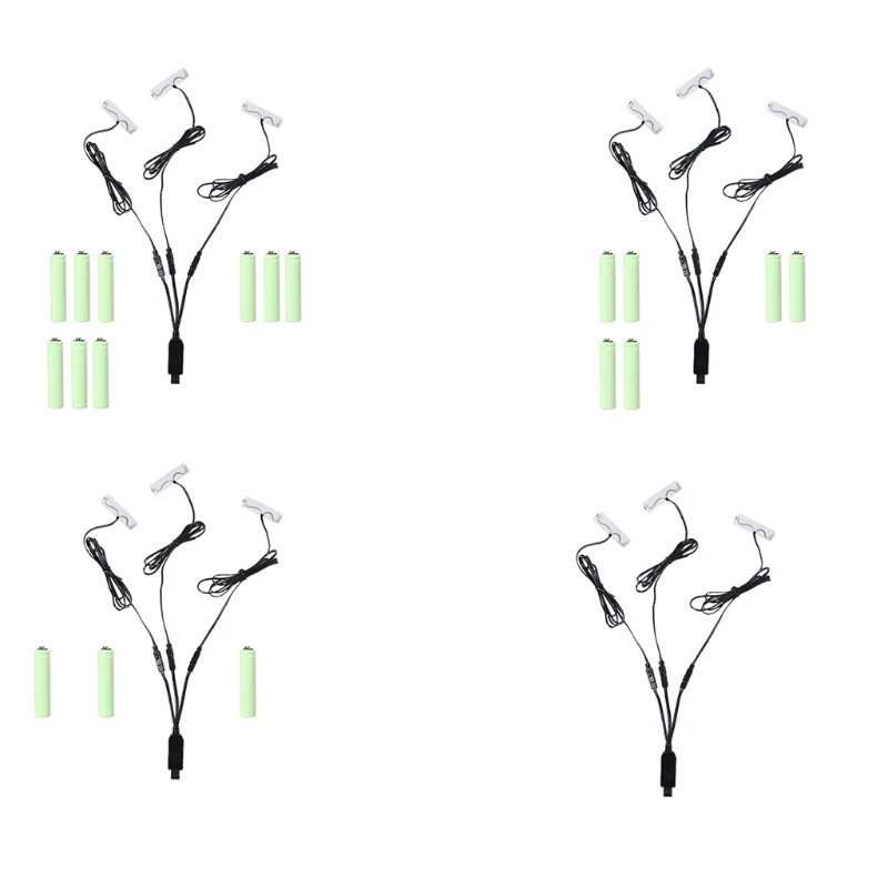 090f 110cm 3in1 aa exmbative exmberator usb مدعوم من أجل فرشاة الأسنان على مدار الساعة على مدار الساعة