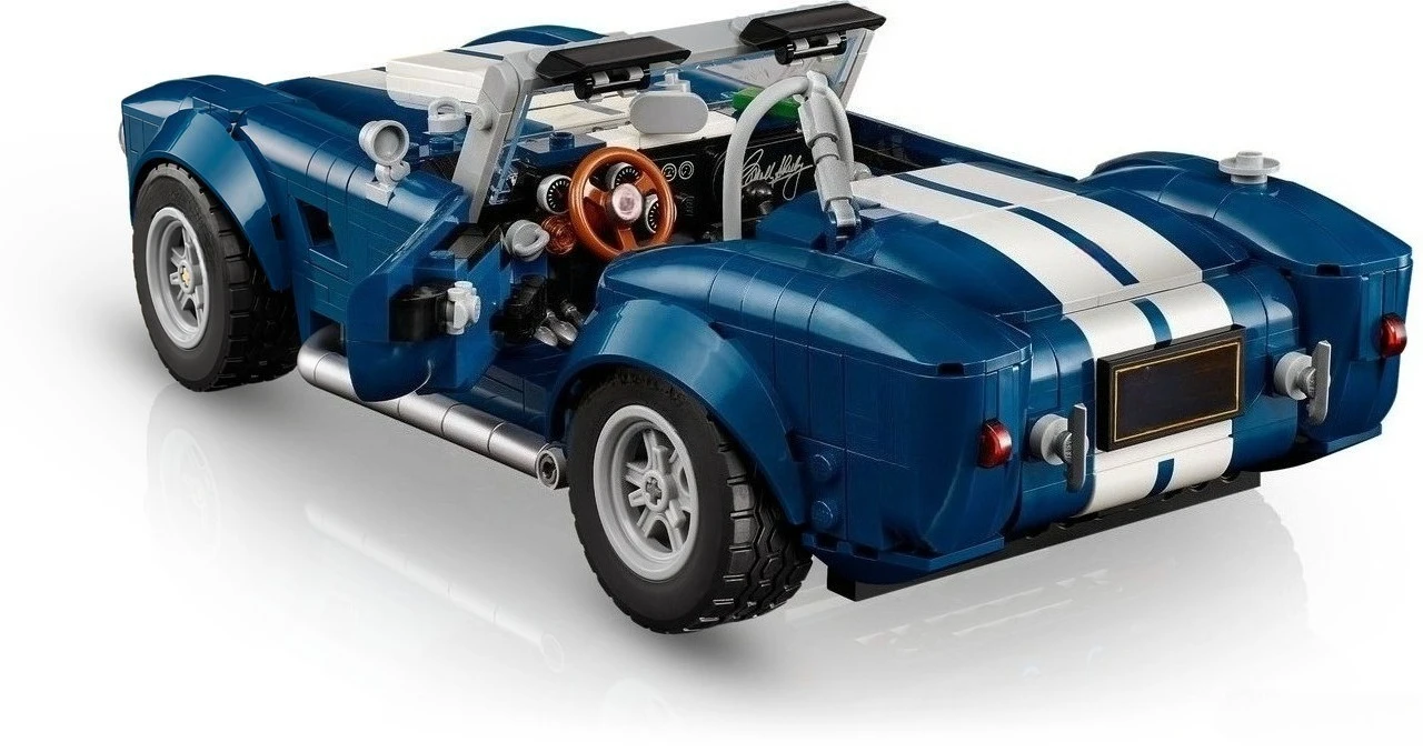 Ideias Shelby Cobra Carro Esportivo 10357 Modelo Conjuntos de Blocos de Construção Decorações de Escritório Presentes de Brinquedo de Aniversário de Natal para Meninos Adultos