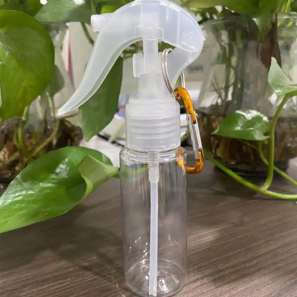 Durable PET Mist Spray Bottle For Laboratory Reagents 60ml 80ml Dispenser With Hook Portable Plastic Professional Tool