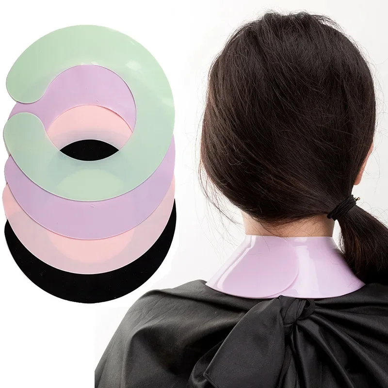 Soft Silicone Haircut Neck Collar Neck Shawl Wrap Coiffeur Hair Cutting Collar Covering Tint Hair Tools Barbershop Accessories