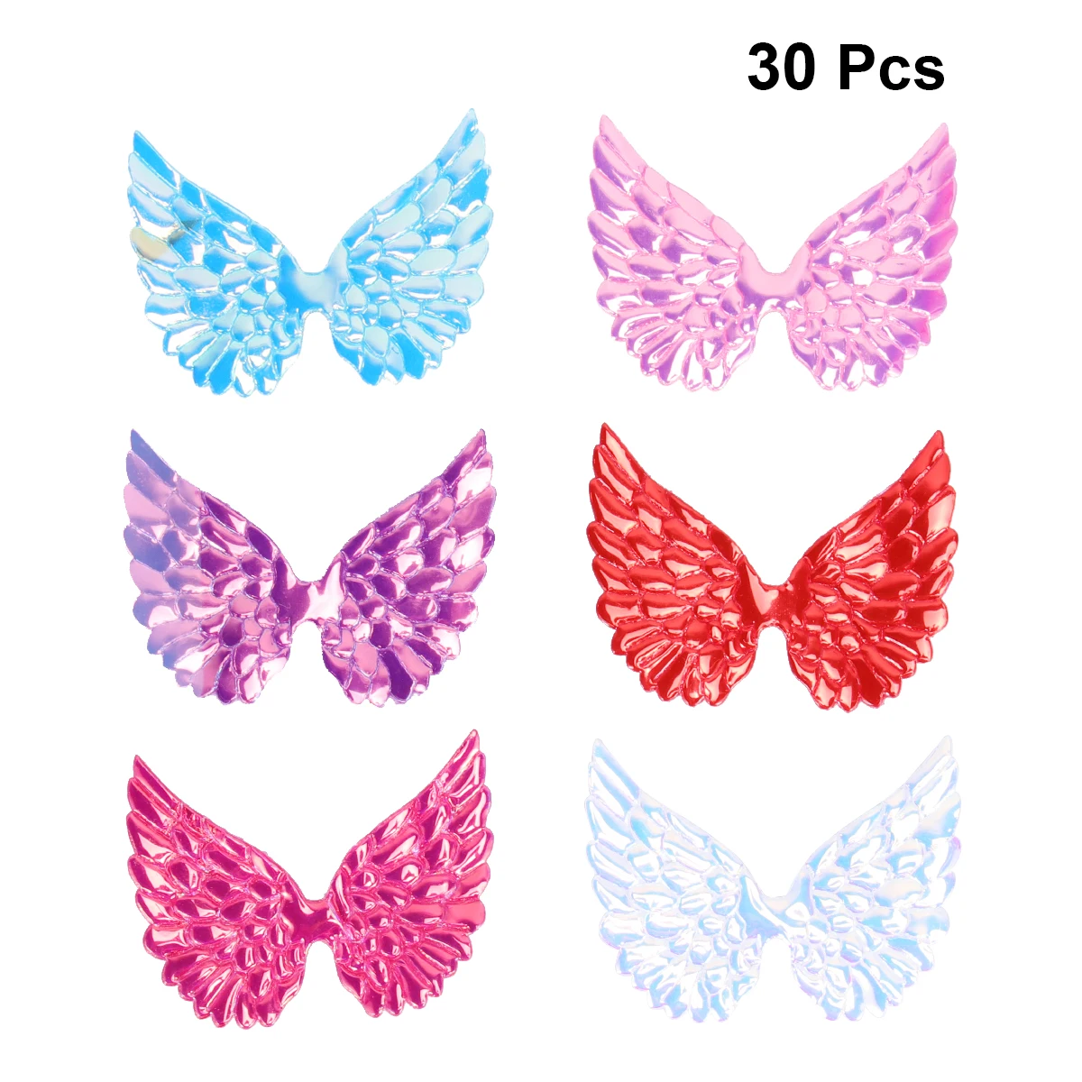 30 stuks PU engelenvleugels DIY materiaal voor kinderen haaraccessoires ambachtelijke decoratie lichtgewicht comfortabel dragen DIY materiaal