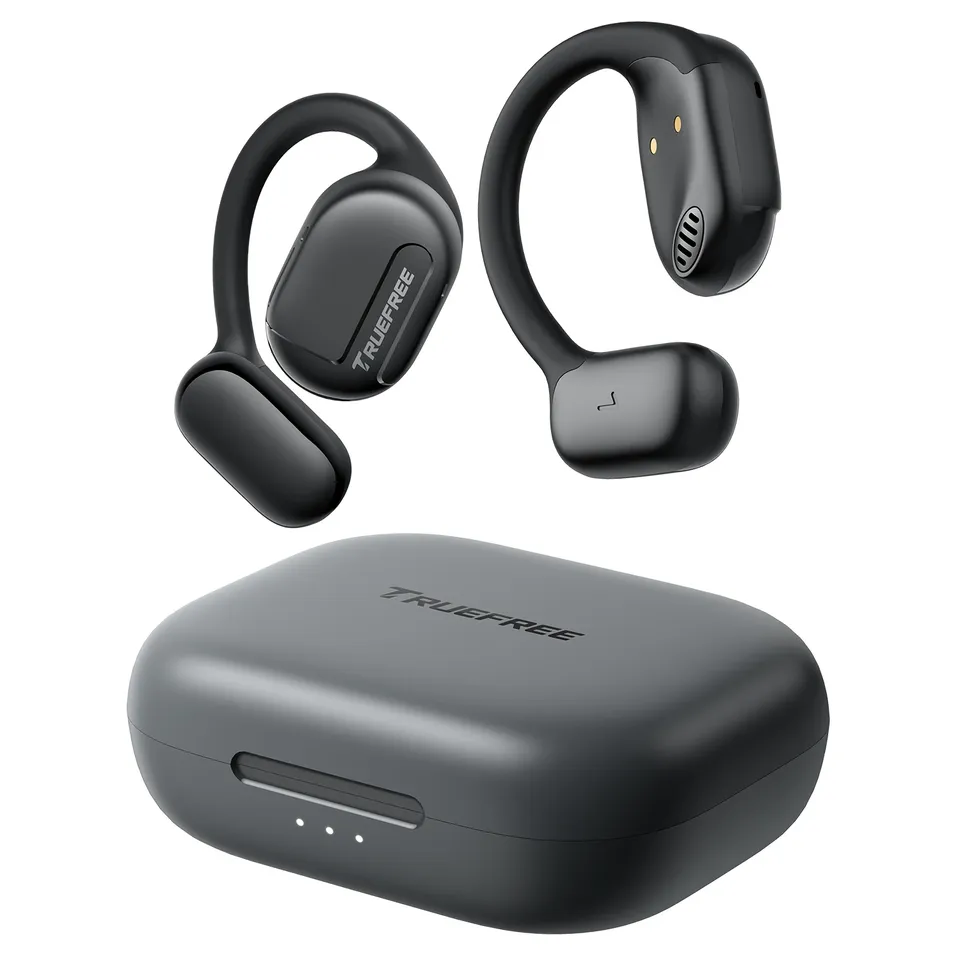 Truefree O1 Open Ear Headphones Bluetooth 5.3 Wireless Earbuds with 16.2mm Driver, Immersive Stereo Sound,ENC Noise Cancellation