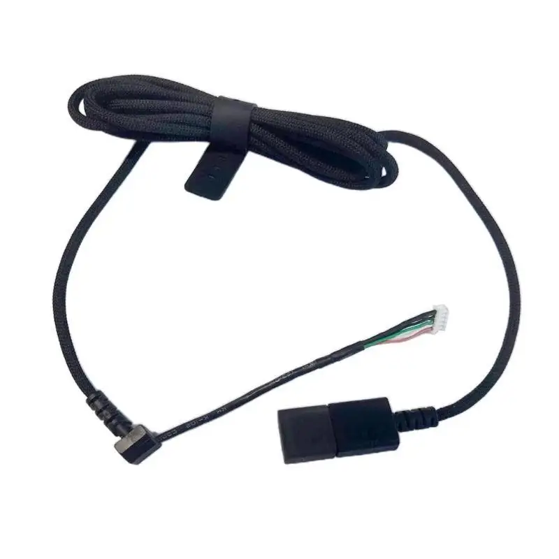 

652F сменный прочный USB-кабель для мыши из ПВХ для DeathadderV2, игровая мышь для мини-игр, черный