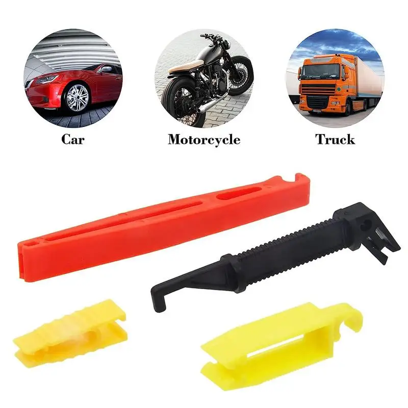 Extracteur de fusibles 4 pièces, outil de Clip de fusible Automobile de voiture, outil de sécurité de retrait, Mini extracteur de fusible à lame en plastique, accessoires de voiture