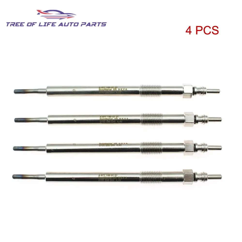 1/4/8 Turbo Diesel Heater Glow Plugs Heater For SsangYong Stavic MPV A100 Series 2.0 TD 4Cyl 2.0L ALL MODEL 2013-2017 6711590101
