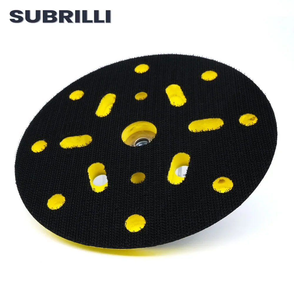 6 นิ้ว Multi-Functional Sanding แผ่นสุ่ม Orbit ขัด Sander Disc 5/16 "* 24 M8 สกรู Backer Pad