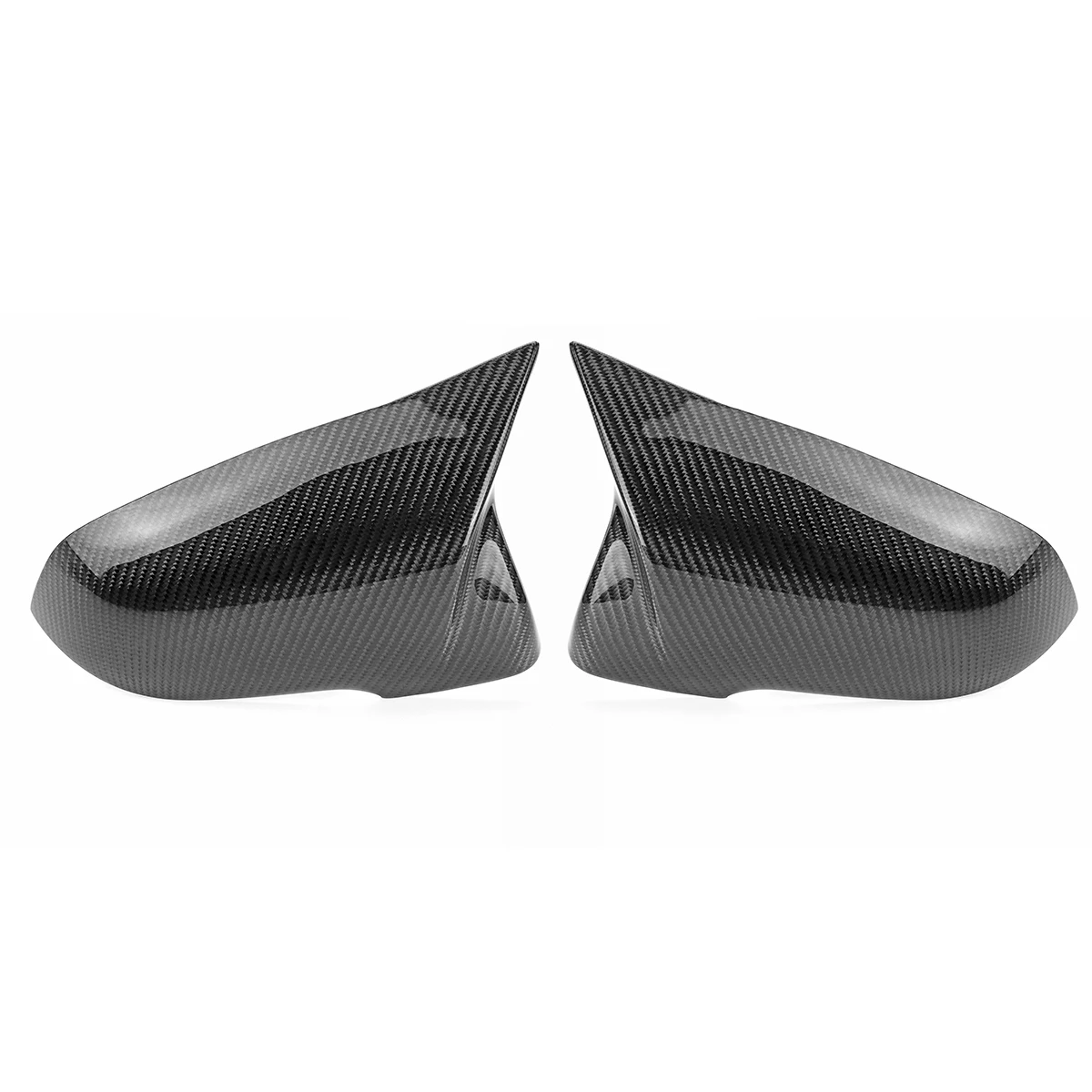 Glossy Carbon M Look Mirror Cover For TOYOTA GR Supra 2019 To 2022 A90 A91 MK5 All Rearview Mirror Housing Wing Side