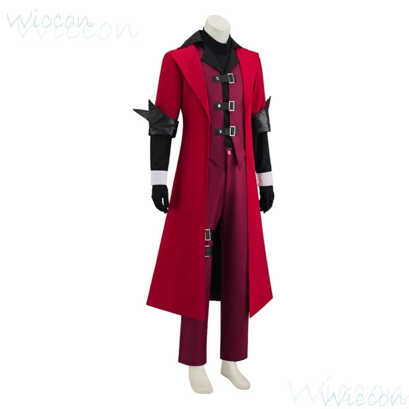 Dante Anime Devil May Cry Cosplay Kostüm Prop Weiße Perücke Kostüm Rote Uniform Männer Mantel Handschuh Party RolePlay Anzug Debiru Mei Kurai