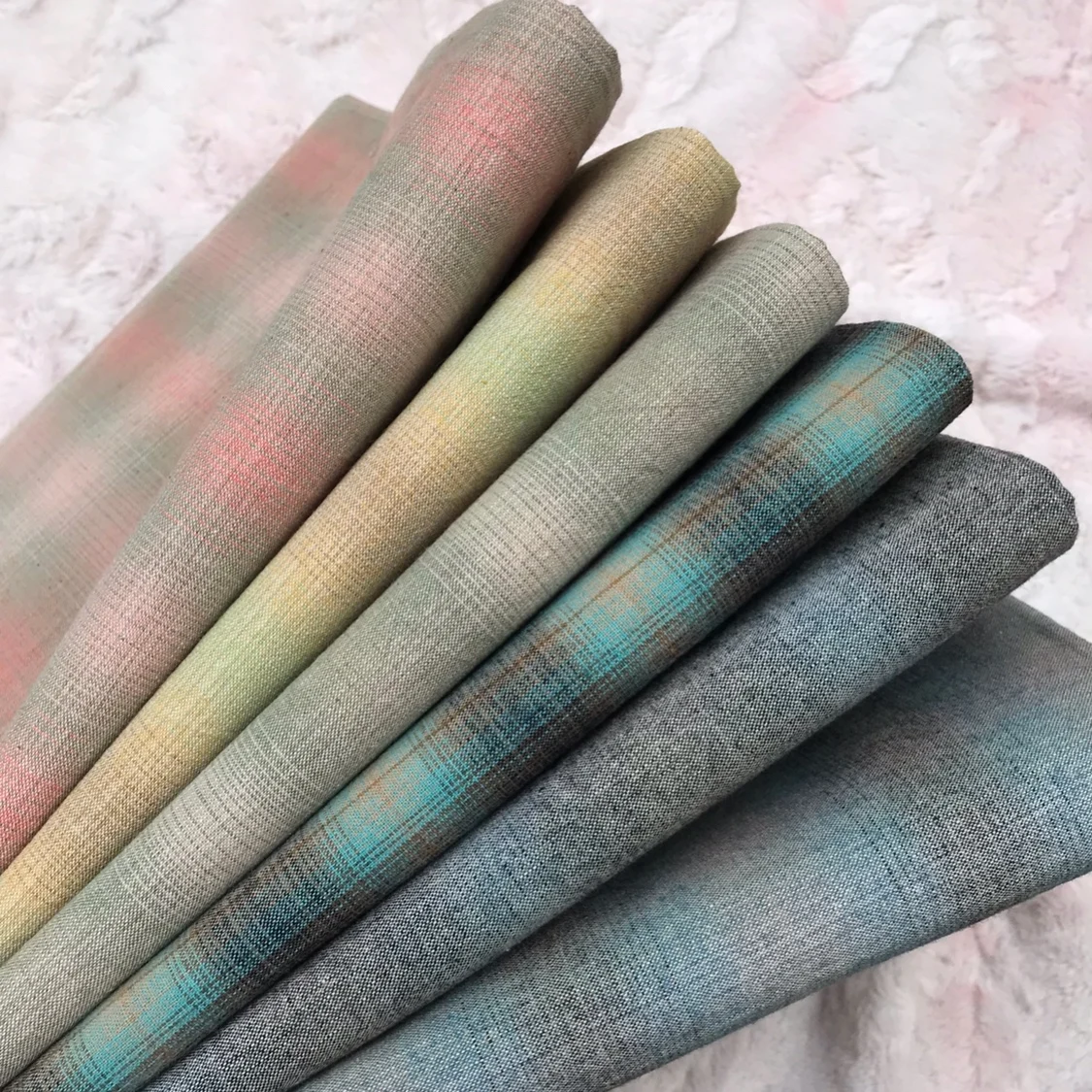 50*70cm Japanese Yarn-dyed fabric handmade DIY Patchwork 100% Cotton Fabric For Sewing Doll clothes Quilt cloth Bundle 1pcs/lot