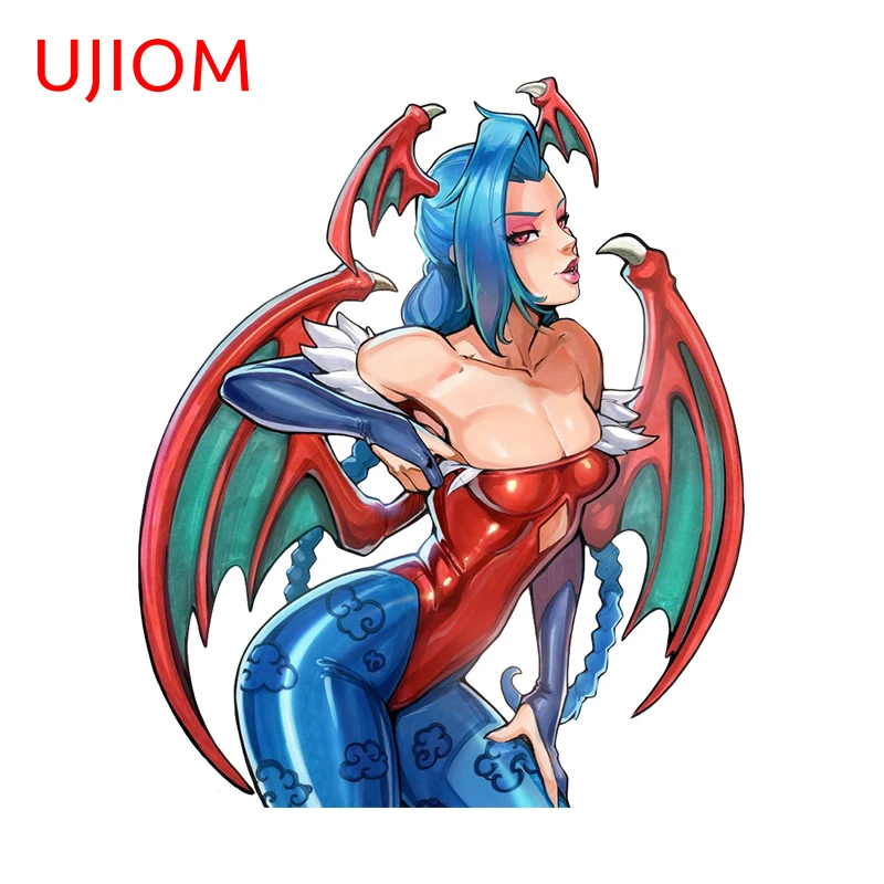 UJIOM League Of Legends Jinx Wall Sticker Personality Colorful Eye Catching Graphics Decal Amusing Room Decoration Accessories