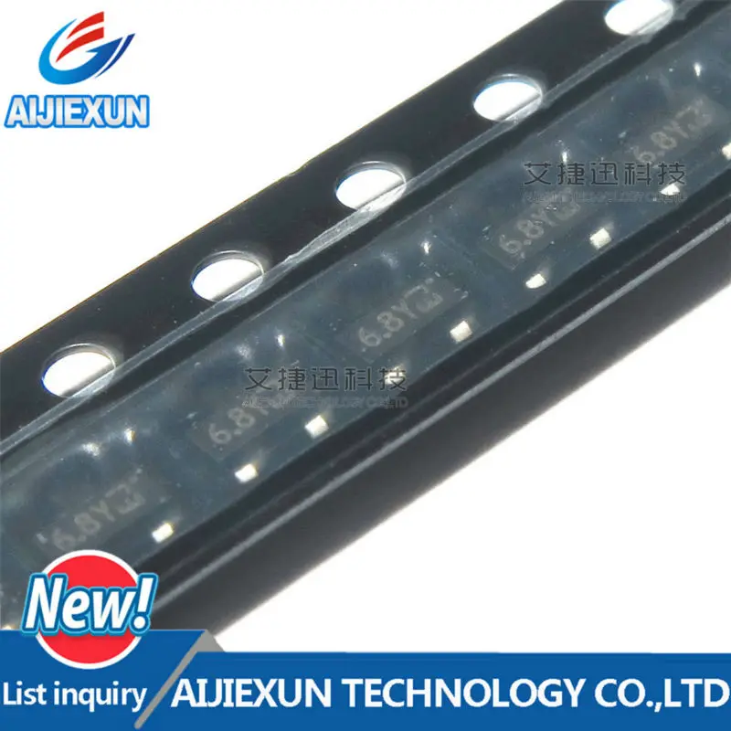 

100Pcs Z02W6.8V-Y-RTK/P Silkscreen6.8Y SOT23 ZENER DIODE SILICON EPITAXIAL PLANAR DIODE New and original