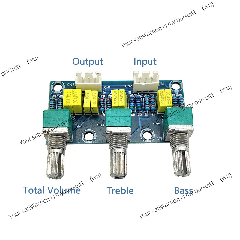 3pcs DIY electronic PCB board, passive tone board, preamplifier, power amplifier module