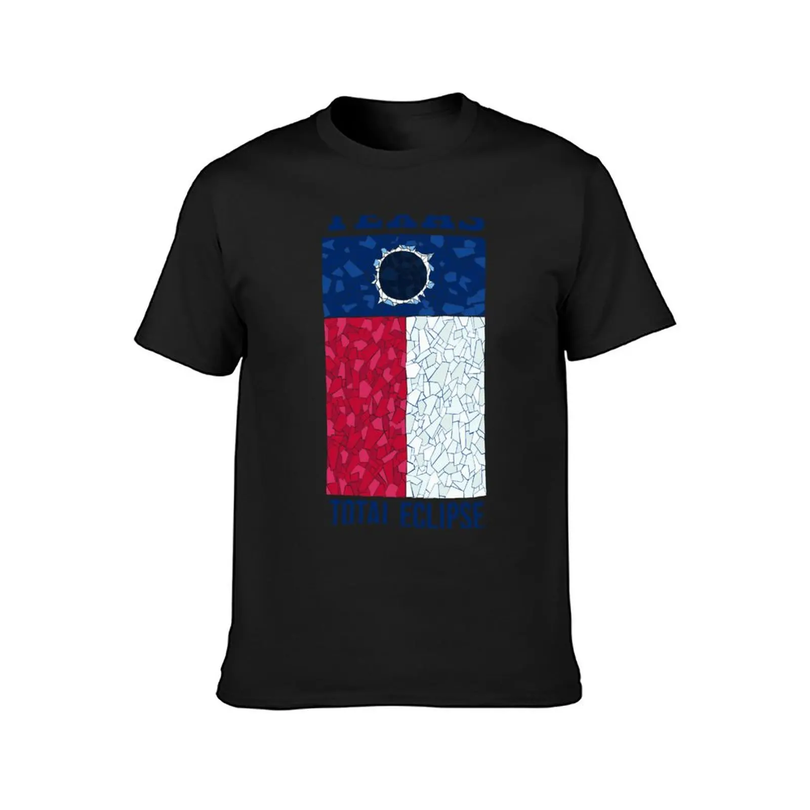 Texas 2024 Total Eclipse T-Shirt graphics plain men clothing