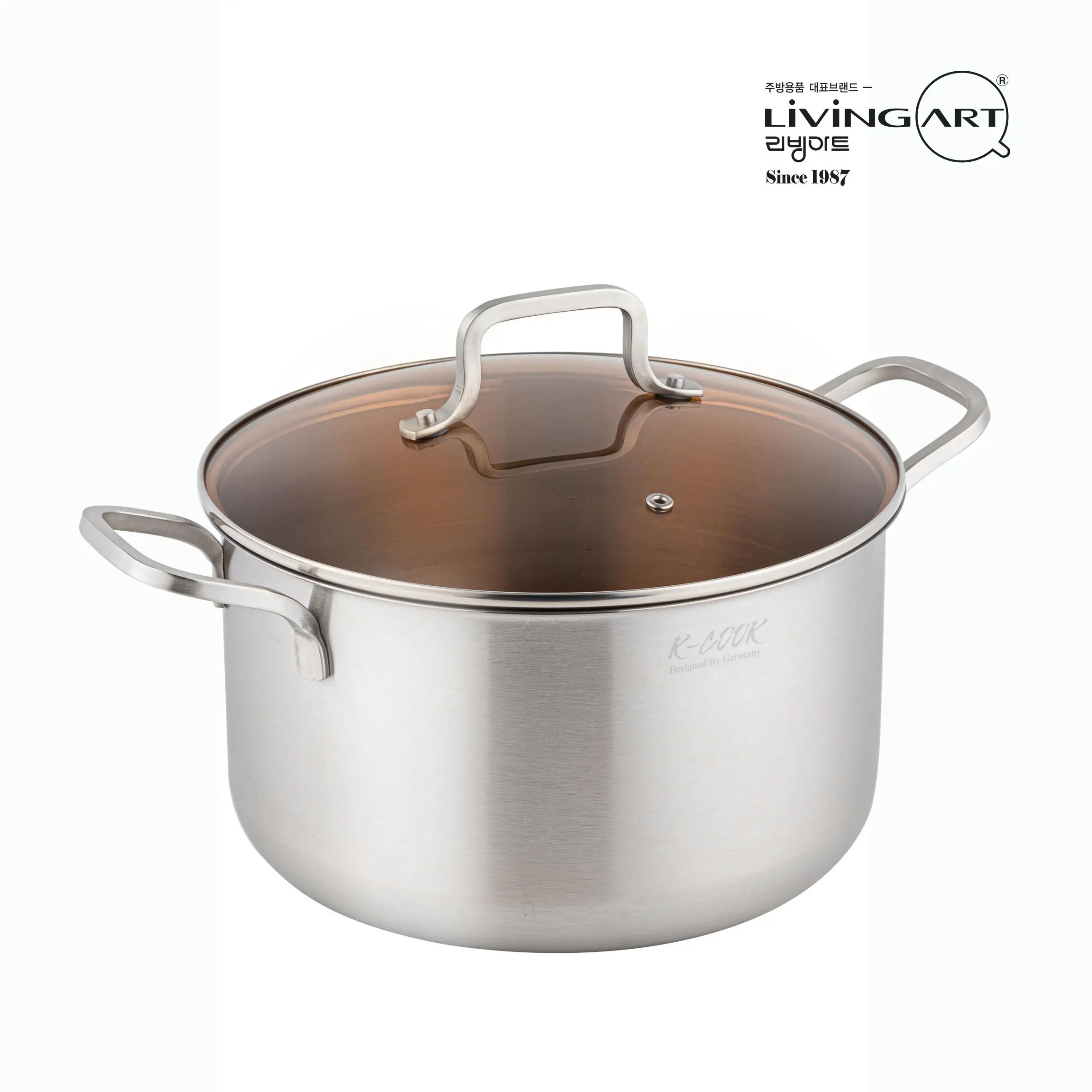 Living Art K-Cook Stainless Steel Stock Pot 24cm