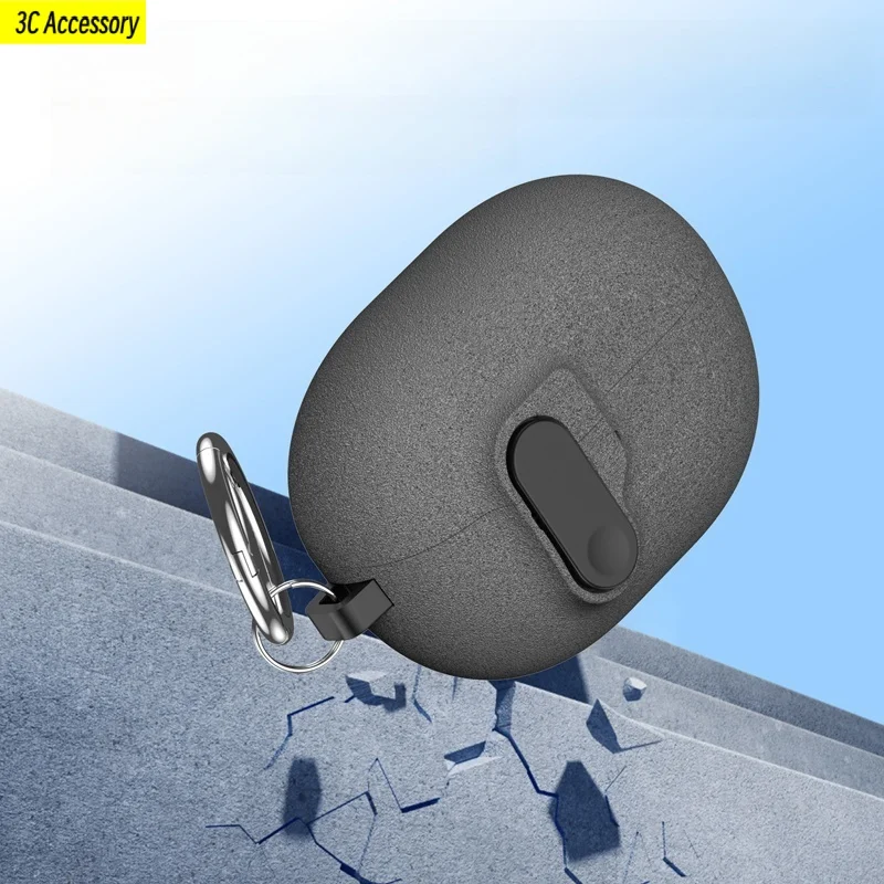 New Sand Stone Case for 2025 FreeBuds Pro4 True Wireless Earphones Case Secure Lock switch Case for Huawei FreeBuds Pro 4/3 Case