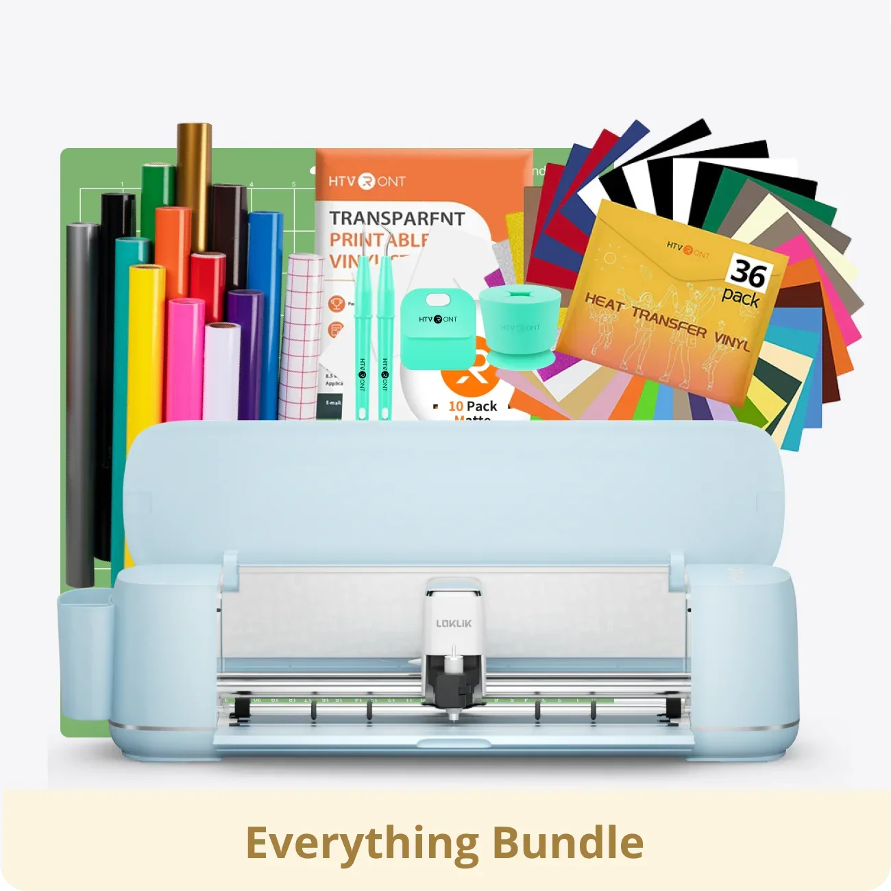 LOKLiK Vinyl Cutter Machine for all Crafts Create Customized Cards Smart Cutting Machine Compatible with iOS Android Windows Mac