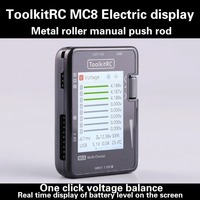 ToolkitRC MC8 Mini Size Cell Checker 32 Bit Battery Multi-Checker PWM Output PPM SBUS Readout with USB-C Fast Charging