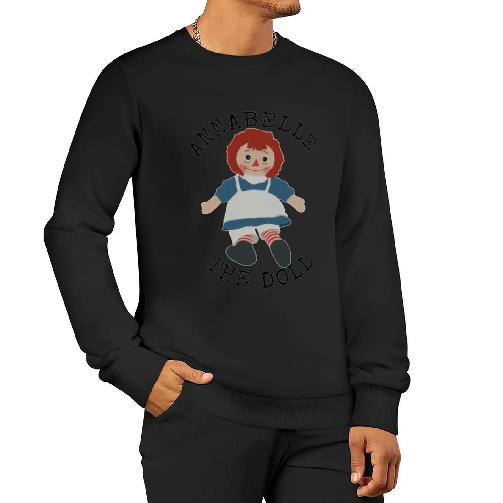 

Annabelle The Doll Pullover Hoodie japanese style korean autumn clothes clothes for men men sweatshirt