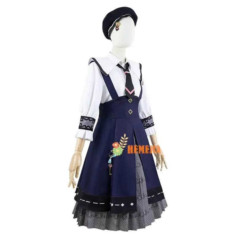 Ss13Hinomori Shizuku Cosplay Projeto Sekai Colorido Palco Feat Traje Peruca Chapéu Terno Halloween Pjsk Nova Pele Vestido Casual Mulheres