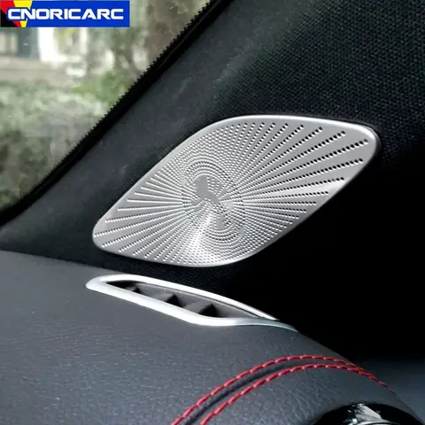 자동차 도어 메르세데스 벤츠 CLA GLA GLB A 클래스 C118 H247 X247 W177 2019-22 용 기둥 스테레오 오디오 스피커 커버 트림 장식