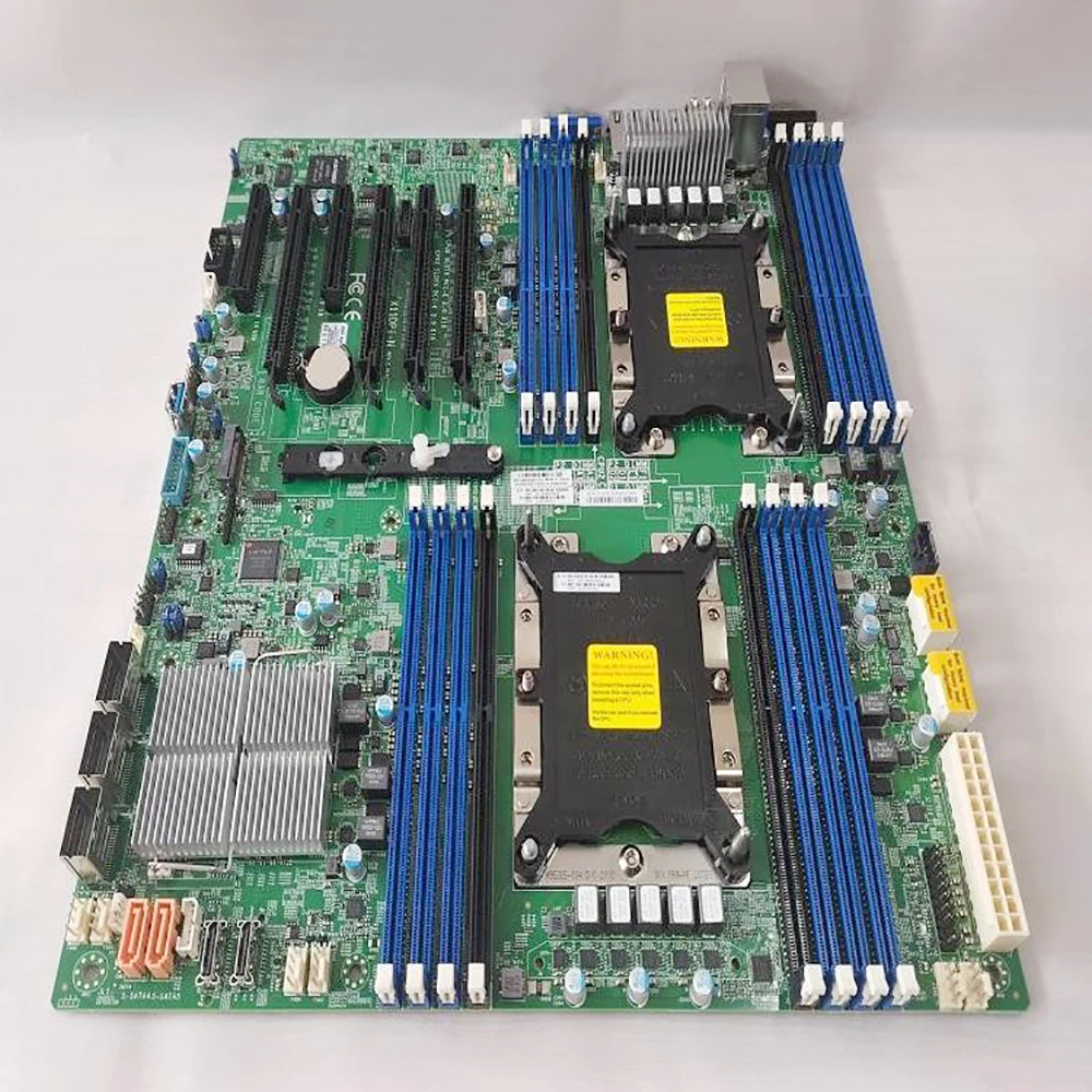 Server Motherboard Dual-Channel LGA3647 DDR4 2xPCI-E 3.0 E-ATX Internal Ports X11DPi-N