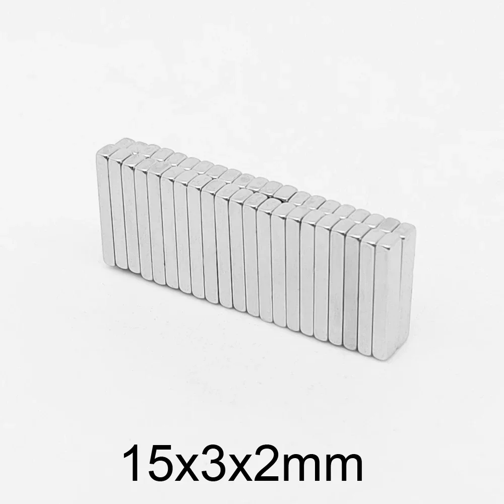 15x3x2 Strong Block Magnets N35  Quadrate Rare Earth Neodymium Magnet Sheet