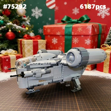 

spaceship model building blocks spaceship toys compatible with 75292 gifts