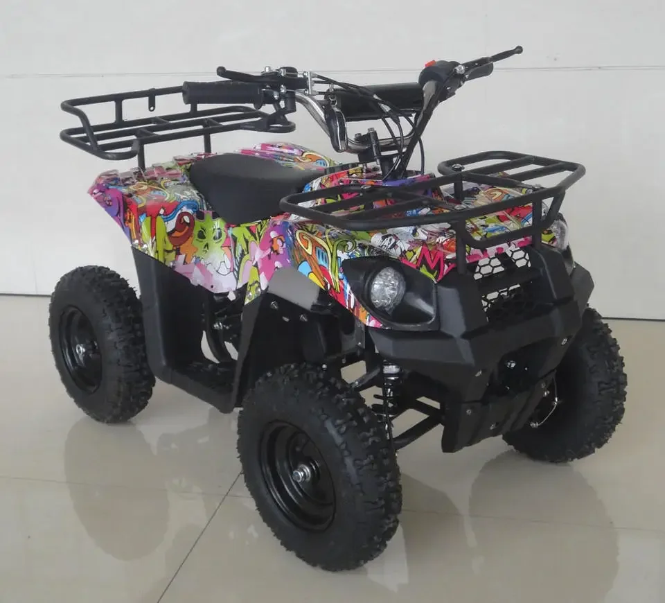 2WD Automatic Chain Drive Factory Pull Start 49cc Air-cooled 2-stroke Kids Quad Atv 4 Wheeler For Sale With CE Approved