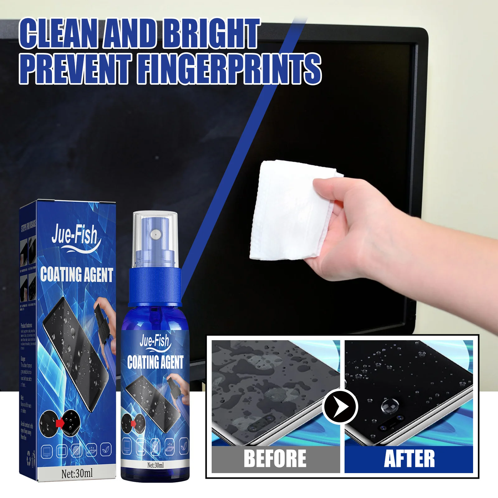 Liquid Screen Protector Spray - Oleophobic Coating Spray ulasan dan harga