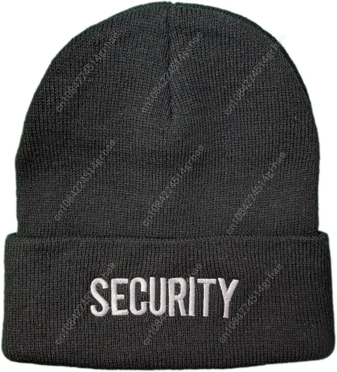 NYC FACTORY Men's Security Knit Cap Beanie USA Embroidered Winter Hat
