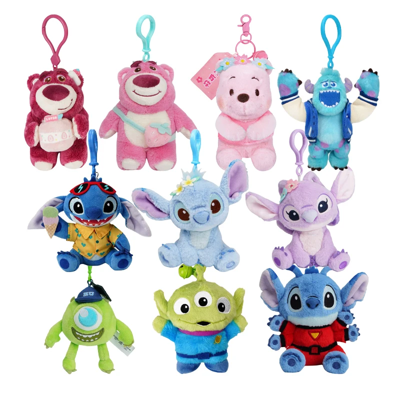 MINISO-Jouets en peluche Disney Stitch Lotso, modèles de dessin animé, poupées en peluche Anime, jouets pour bébé Kawaii, cadeau d'anniversaire pour enfants