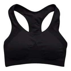 M-2XL Women Sports Bras Mesh Breathable No Trace Bra Gym Running Yoga Tops Out Summer Solid Color Fitness Tank