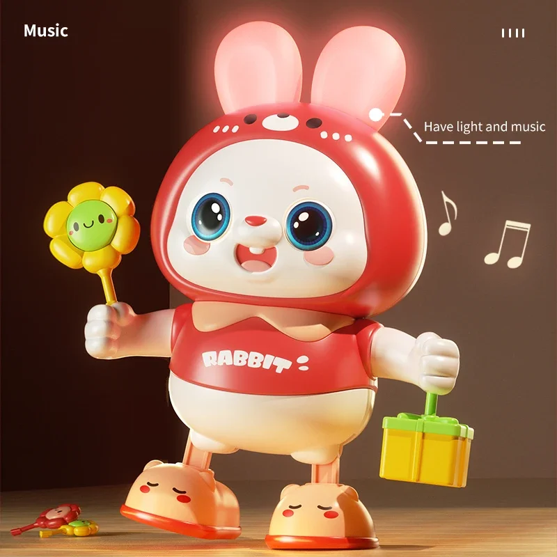 Children Musical Rabbit Sensory Musical Instruments Kids Activity Development Educational Toys Baby Birthday Gifts