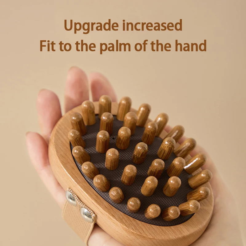 Massage Meridian Brush Stomach Wooden Airbag Scalp Brush Five Elements Body Unblocking Abdominal Massage Leg Massage Tool