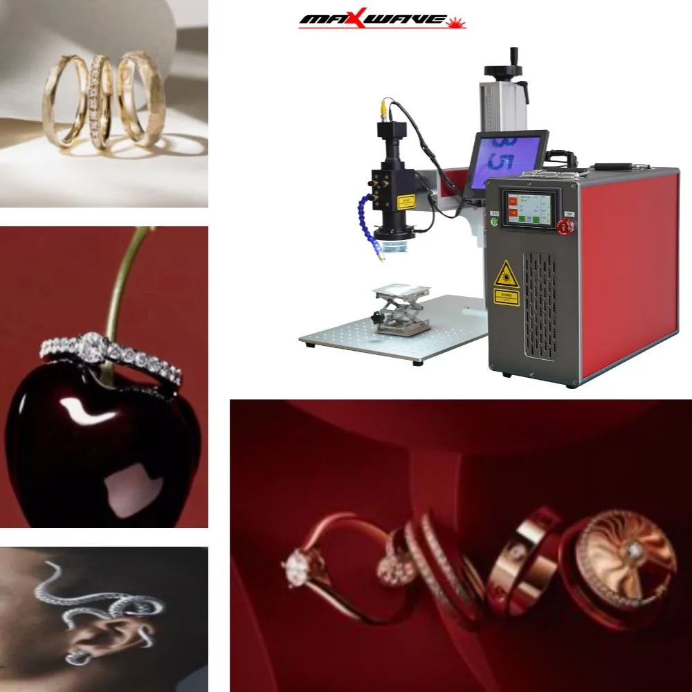 

Professional Jewelry Welding Solution MAXWAVE Air Cooling Stable Performance 100k+ Hour Life Fast Cooling Easy Operation
