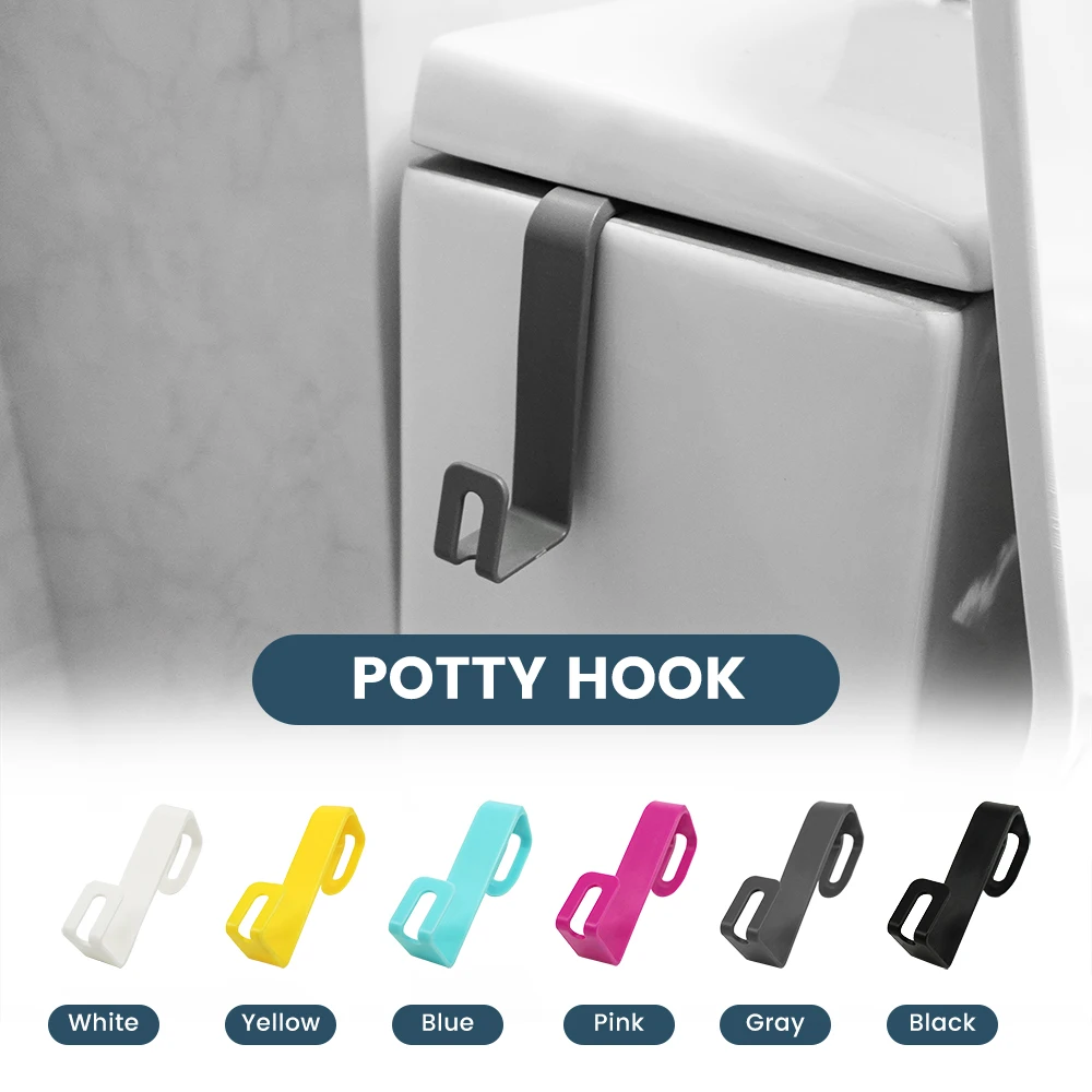 S-förmiges Mehrzweck-Haken-Schranktür-Hängeregal für Toilette, Badezimmerhandtücher, Toilettensitz, Aufbewahrungsorganisator für zu Hause
