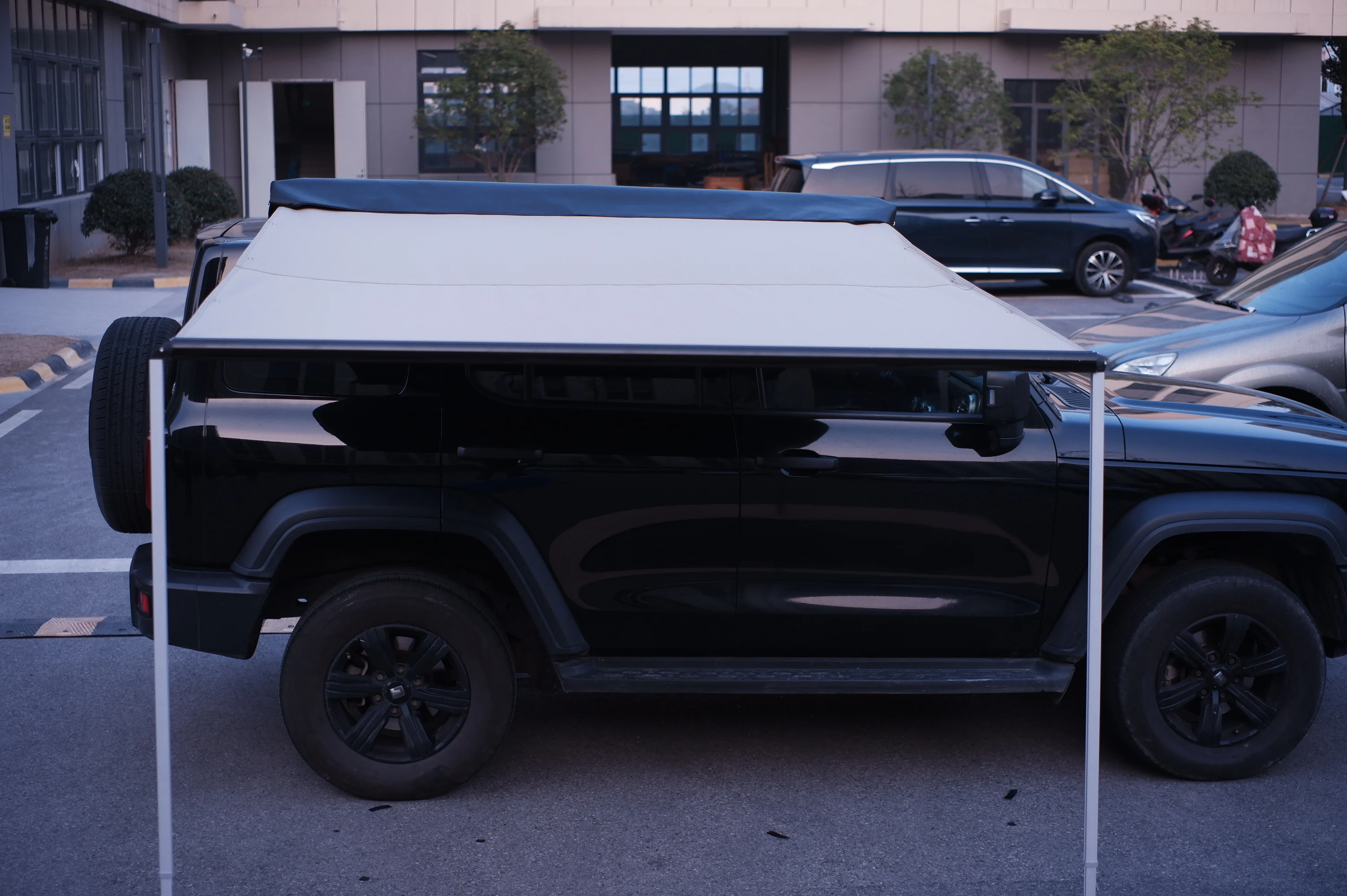 Soleflex 90 Fixed Shade Awning Offroad 4x4 Cars Side Awnings Four-Season Double Layer Oxford Cloth Durable Lightweight